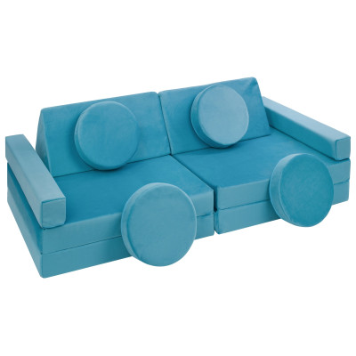 Canapé modulaire multifonctionnel de blocs en mousse pour les enfants 